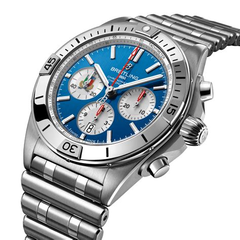 breitling chronomat b01 42 blue